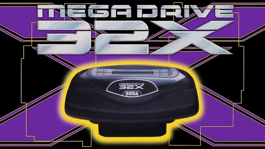 Sega 32x Logo, Mega-Laufwerk HD-Hintergrundbild