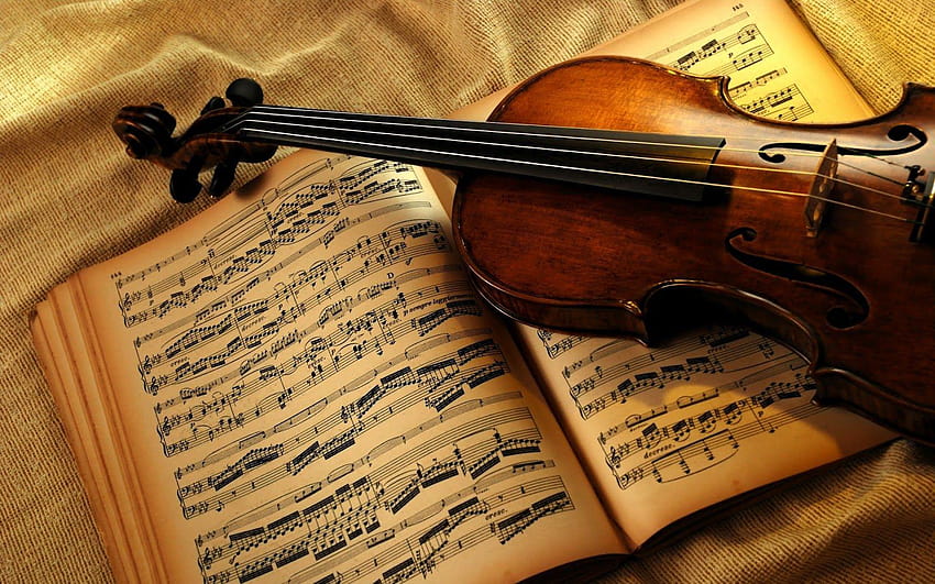 Vintage Violin, baroque music HD wallpaper