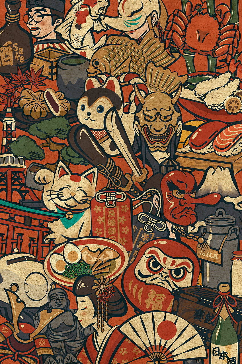 Check out this @Behance project: “Japan 2020” https://www.behance/gallery/65603965/Japan, japanese culture HD phone wallpaper