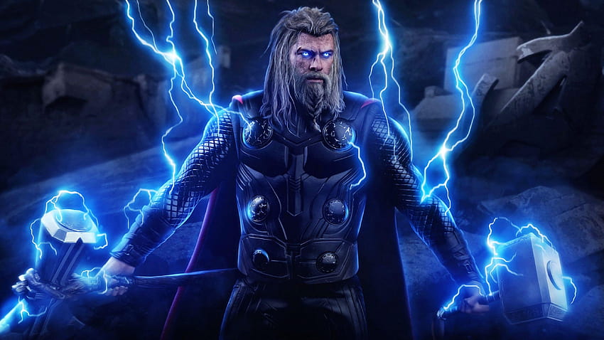 Thor End Game, Thor in Avengers Endgame Sfondo HD