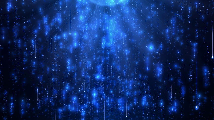 BLUE MOVING BACKGROUND ✫ Shooting Stars Cluster ✫ Live, blue stars HD wallpaper
