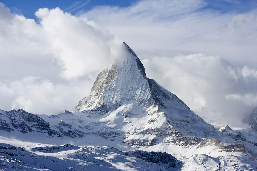 Matterhorn, Zermatt, Swiss Alps, Switzerland HD wallpaper