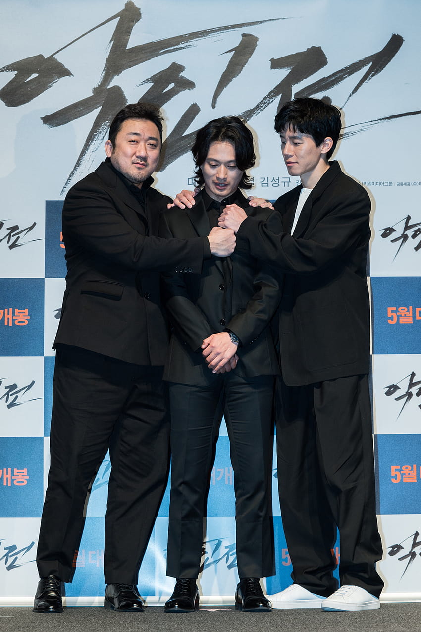] Пресконференция за предстоящия корейски филм „Гангстерът, ченгето, дяволът“ @ HanCinema, гангстерът, ченгето, дяволът HD тапет за телефон