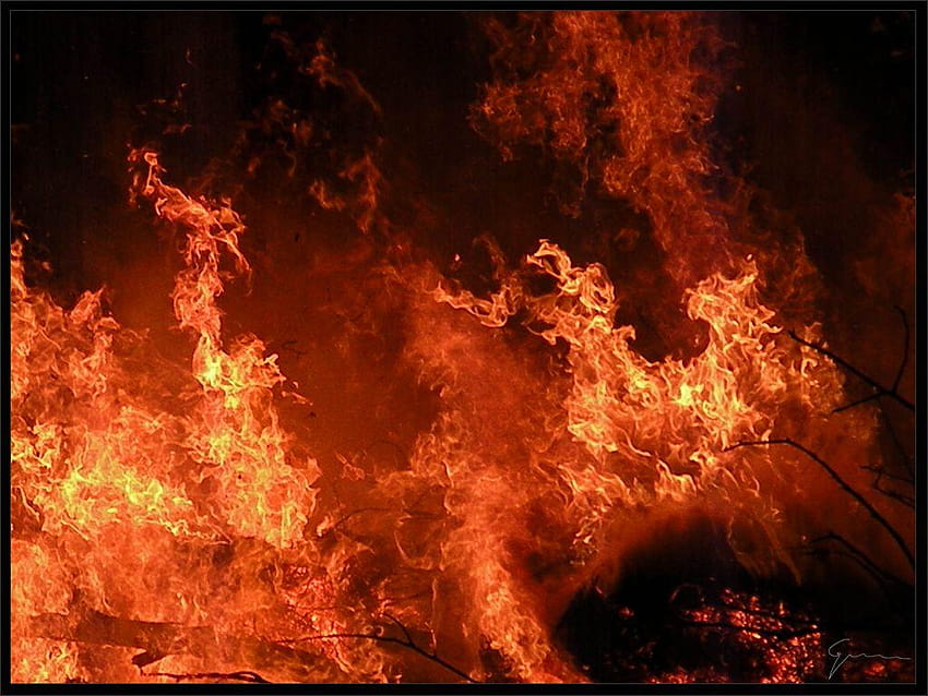 Адски огън и фонове, адски огън HD тапет