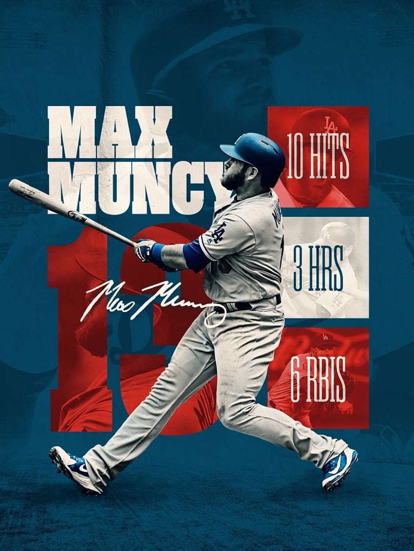 Max Muncy WS Stats Dodgers [3555x2000] for your , Mobile & Tablet HD phone wallpaper