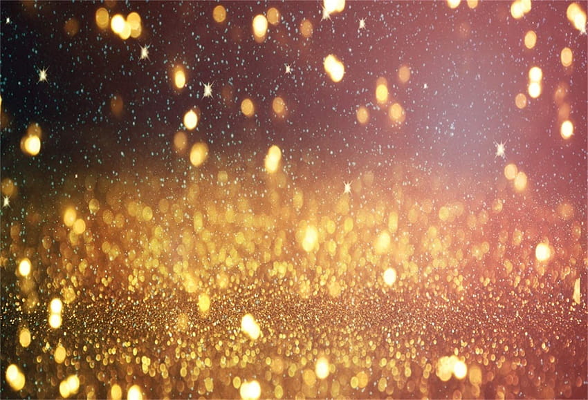 Laeacco 2,1 x 1,5 m lucido dorato glitter sfocato Bokeh Haloes vinile Capodanno Birtay graphy sfondi bambino bambini bambino adulto ritratto sparare oggetti di scena in studio: Amazon.it: Camera & Sfondo HD