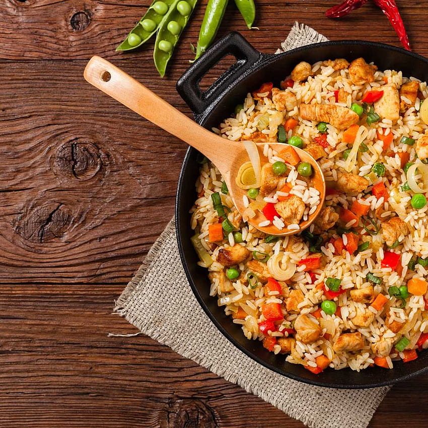 Delivery & Takeout, chicken fried rice HD phone wallpaper
