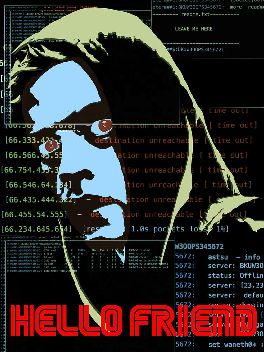 MrRobot by MatthewRoyale [1024x1365] for your, mr robot phone HD phone wallpaper