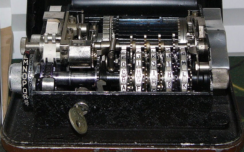 Maschinengetriebe mechanische Enigma-Kryptographie Deutsch 1440x900 Hohe Qualität, High Definition HD-Hintergrundbild