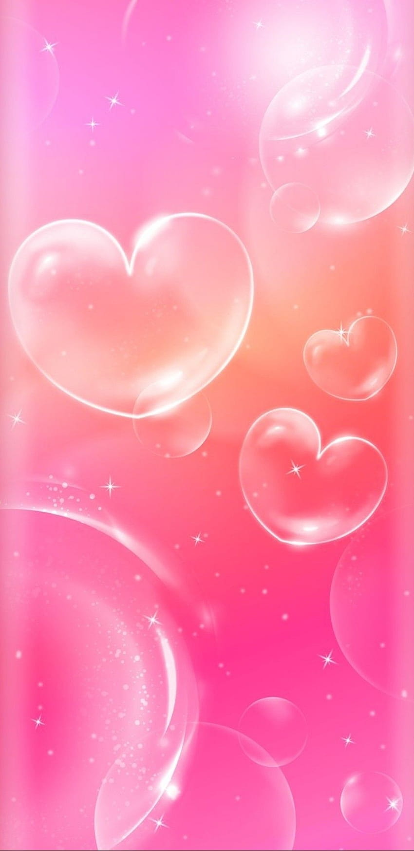 ...By Artist Unknown..., heart bubbles HD phone wallpaper | Pxfuel