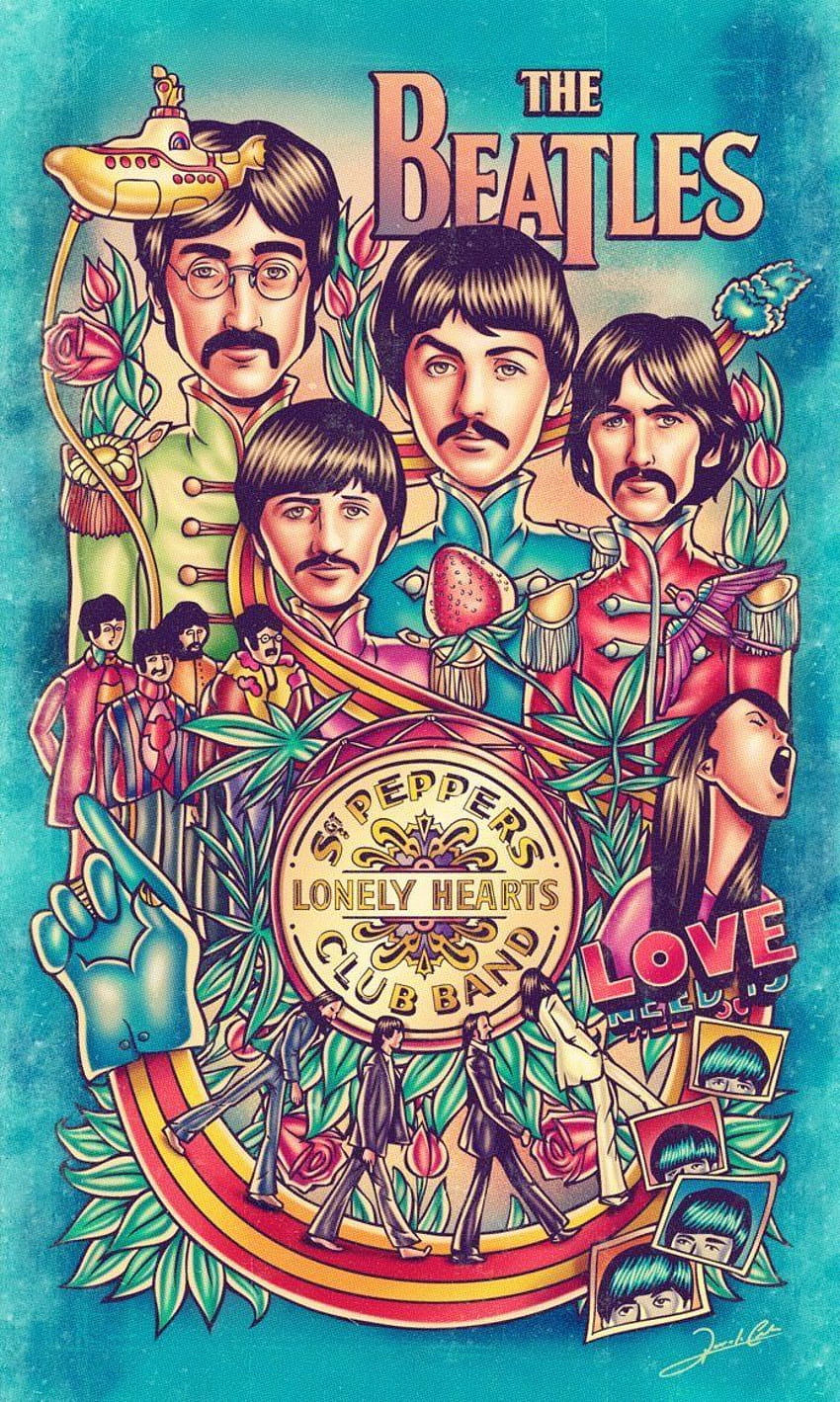 Sargent Peppers Lonely Hearts Club Band, band klub sgt peppers lonely hearts wallpaper ponsel HD