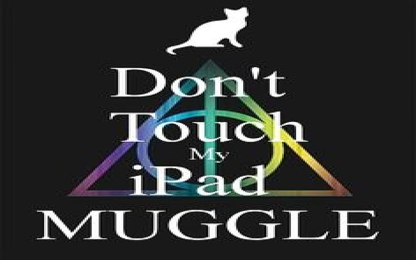 Harry Potter Mugol na psie, nie dotykaj mojego mugolskiego iPada Tapeta HD