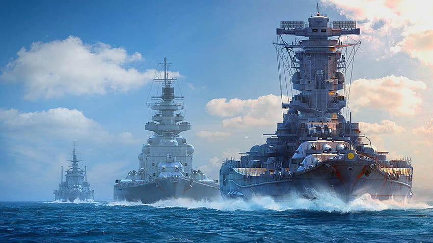 Mondo delle navi da guerra Yamato Sfondo HD