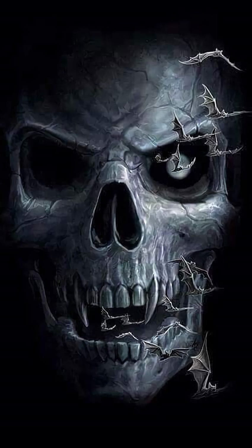Skull 271, death skull HD phone wallpaper