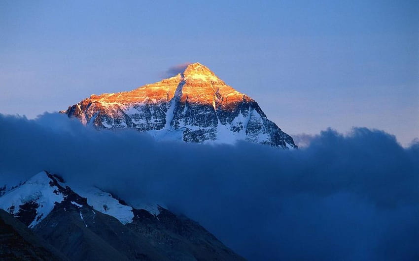 Mount Everest Full 57,72 Kb, Everest-Berg HD-Hintergrundbild