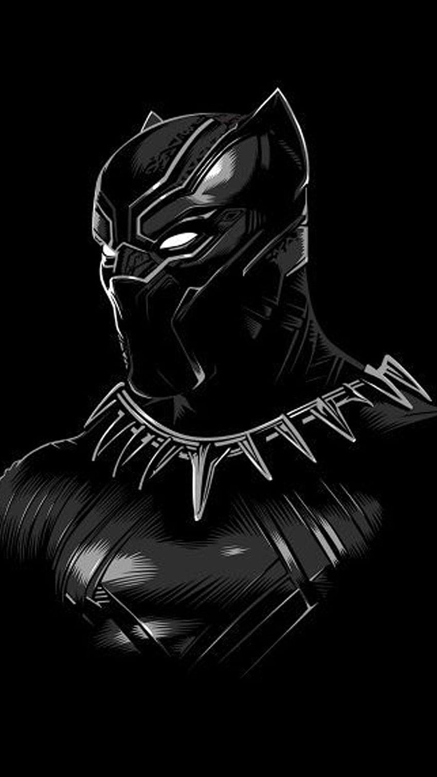 Black Panther Marvel Iphone 5, logo panther hitam wallpaper ponsel HD