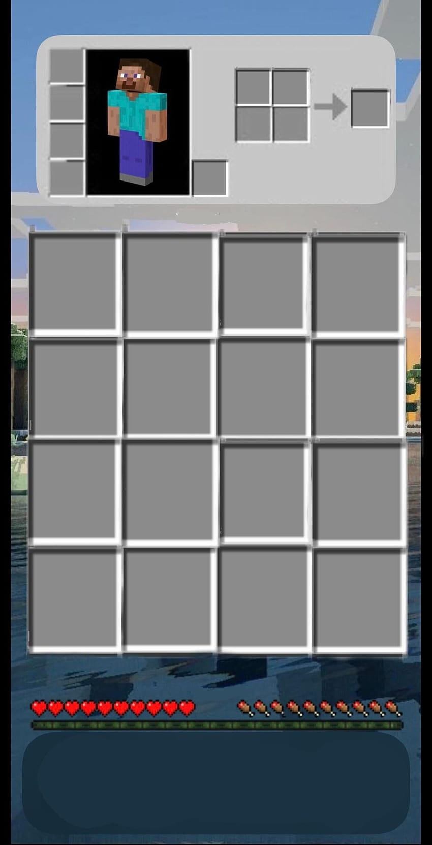 Minecraft Inventory HD phone wallpaper