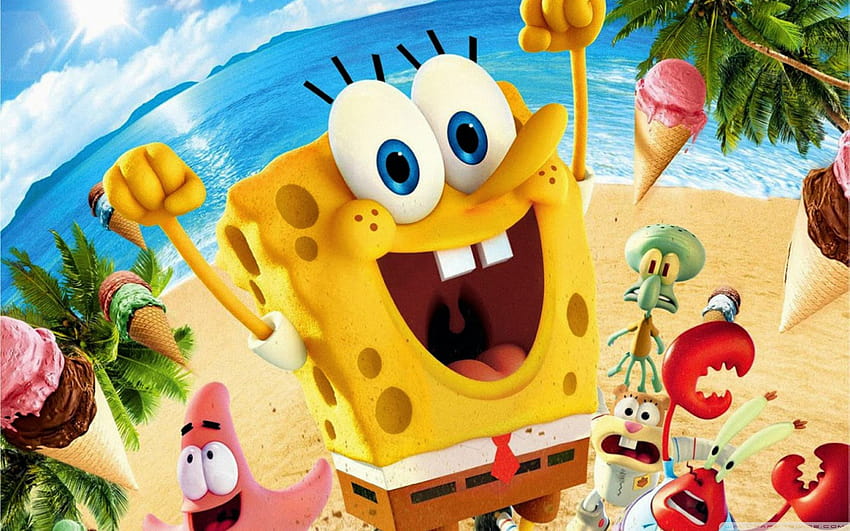 Spongebob Squarepants Yeni Animasyon, sünger bob 3d HD duvar kağıdı