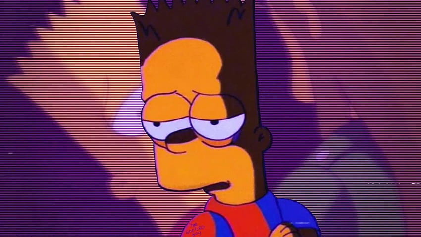 Bart sad by Jules_moon, bart simpson broken heart HD phone