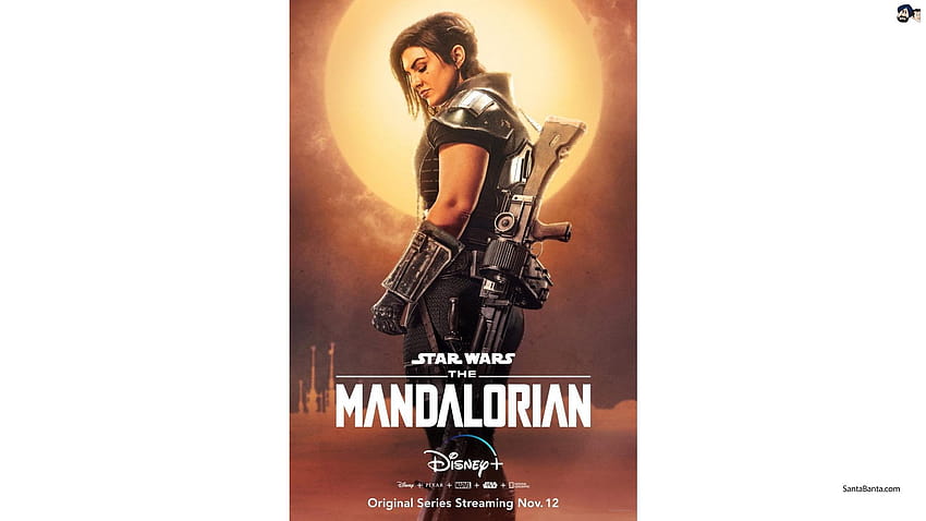 Gina Carano como Moff Gideon na série Disney + Star Wars, The Mandalorian papel de parede HD