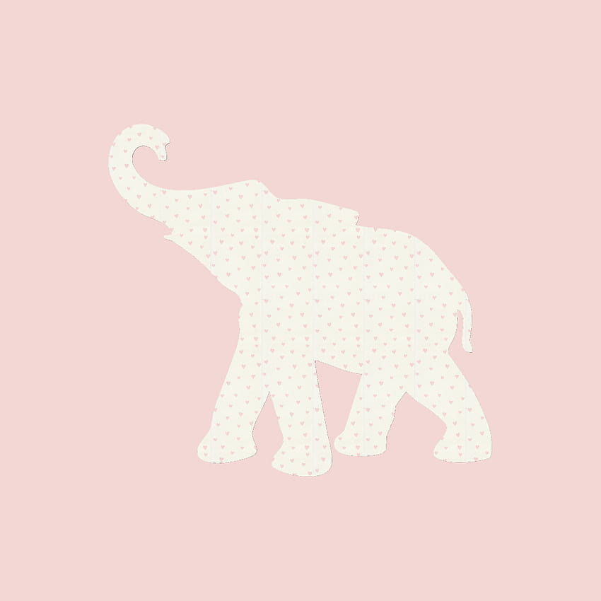 Baby Elephant Silhouettes, cute elephant aesthetic HD phone wallpaper