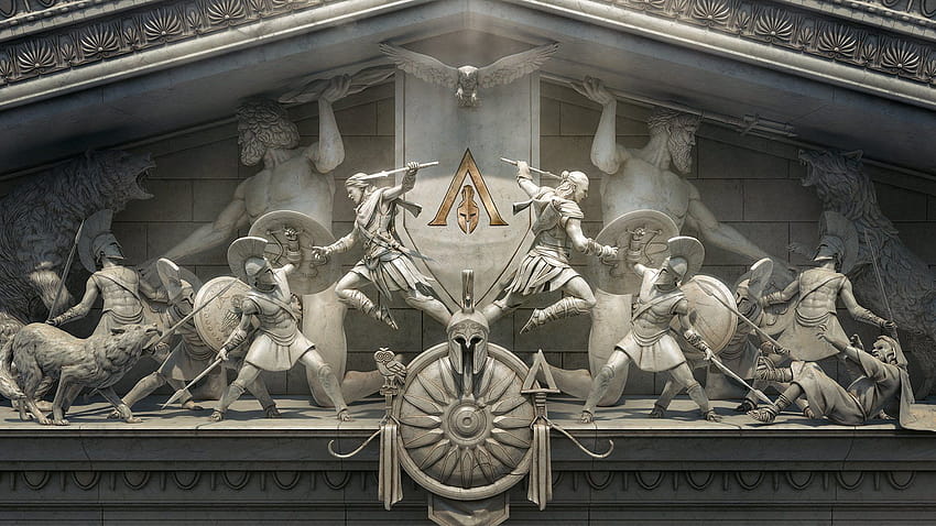 Assassin's Creed Assassin's Creed Odyssey, greek statue HD wallpaper