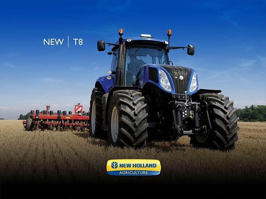 Tractor New Holland, agricultura New Holland fondo de pantalla