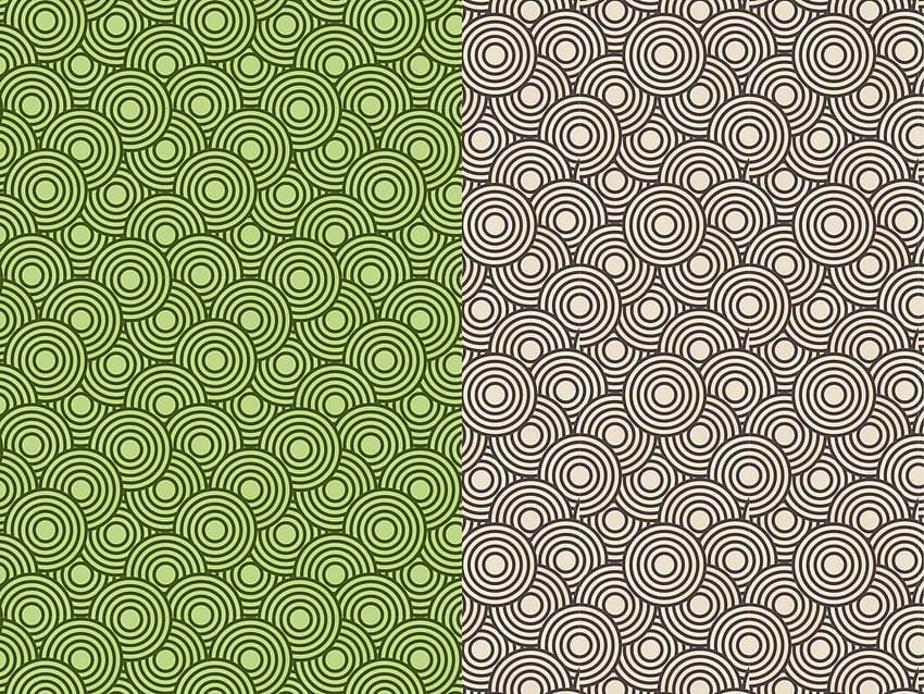 Seni & Grafis Vektor Pola Lingkaran, pola geometris lingkaran berwarna-warni Wallpaper HD