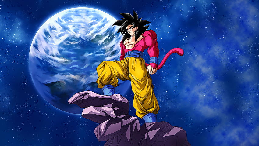 SSJ4 Goku und Vegeta HD-Hintergrundbild
