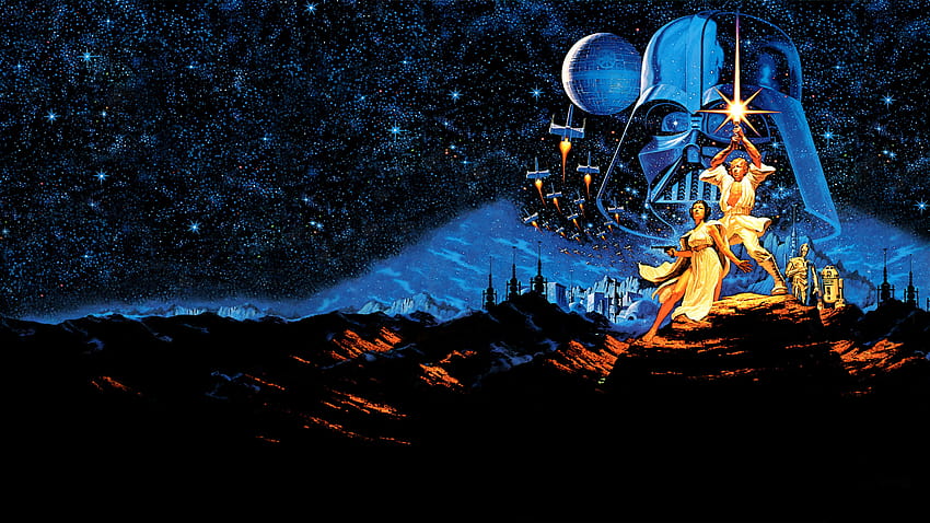 Star Wars, 1977, , , Filme HD-Hintergrundbild