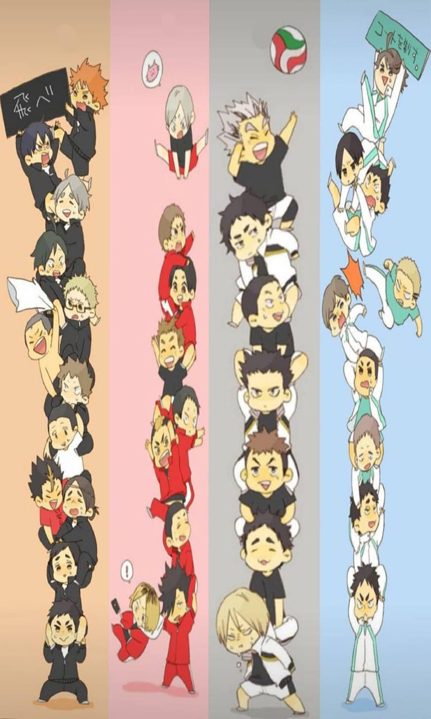 Haikyuu Teams by iselinknight2002 HD phone wallpaper | Pxfuel