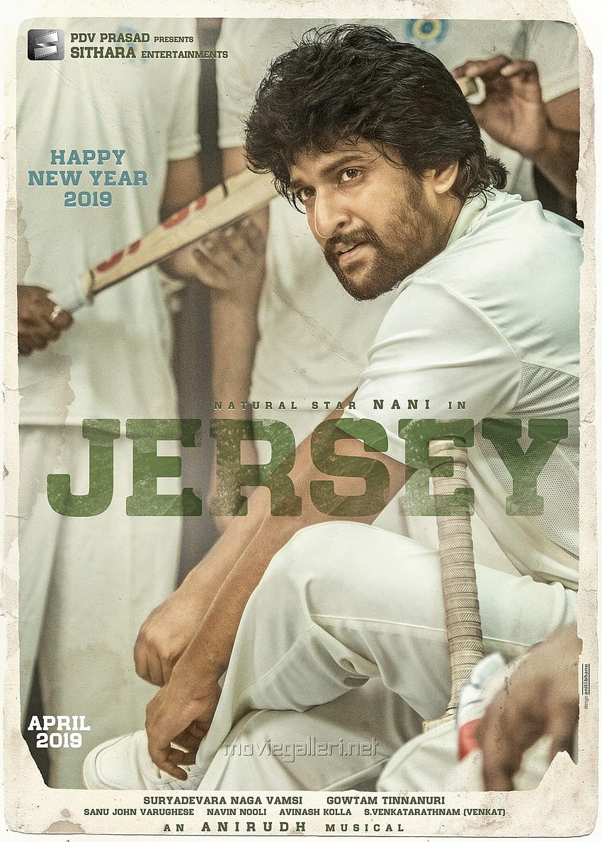 Actor Nani Jersey First Look Poster, jersey movie HD phone wallpaper