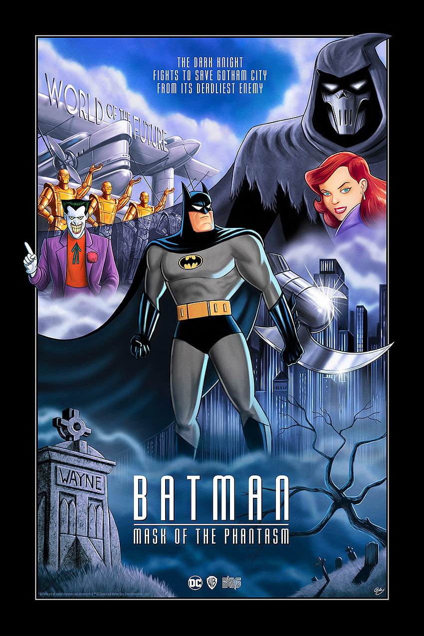 Batman: Mask of the Phantasm Movie Poster, batman mask of the phantasm characters HD phone wallpaper