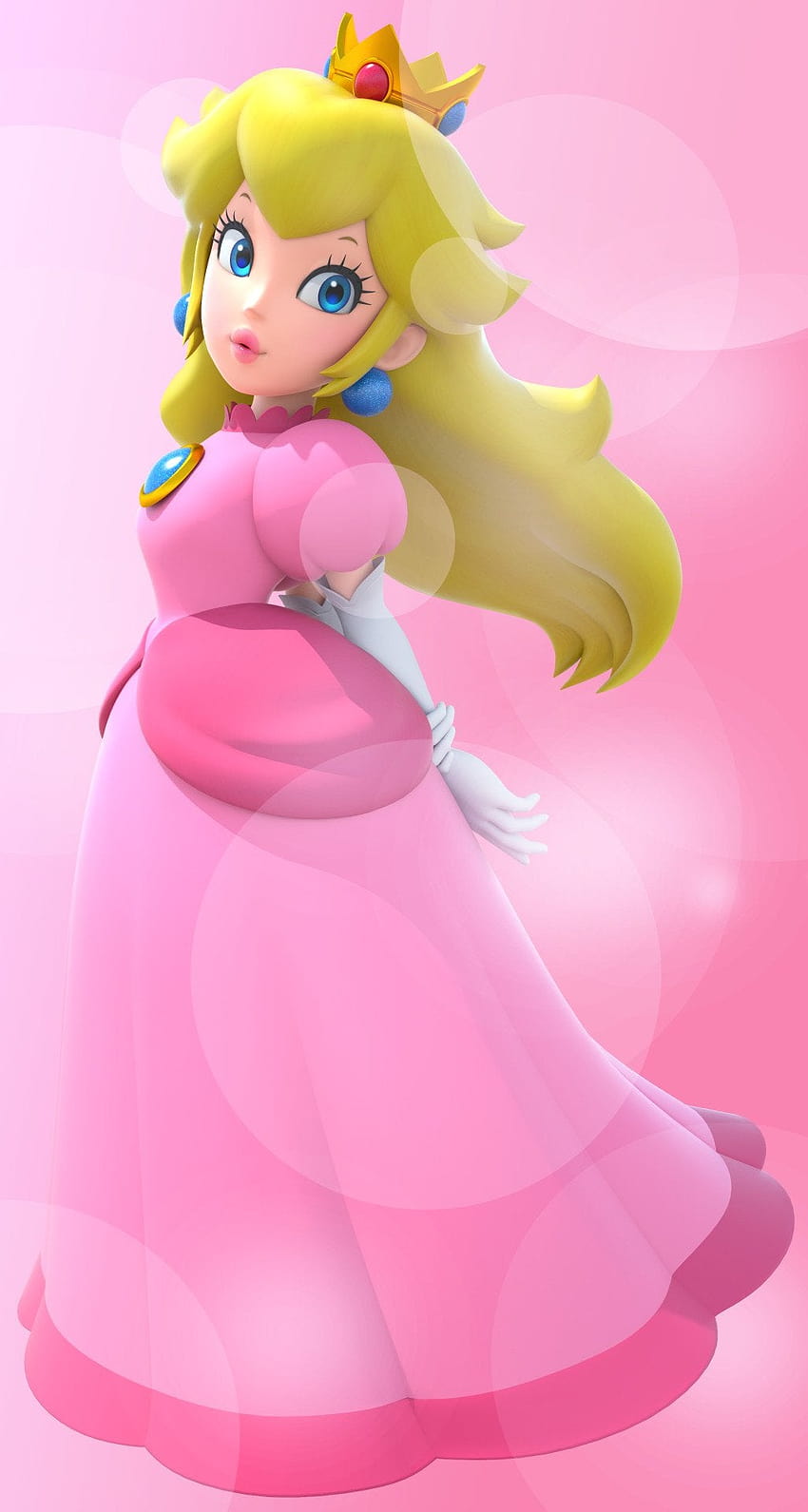 Ich habe Bowsers kostbares Princess Peach-Telefon, Mario Princess Peach, neu gemacht HD-Handy-Hintergrundbild