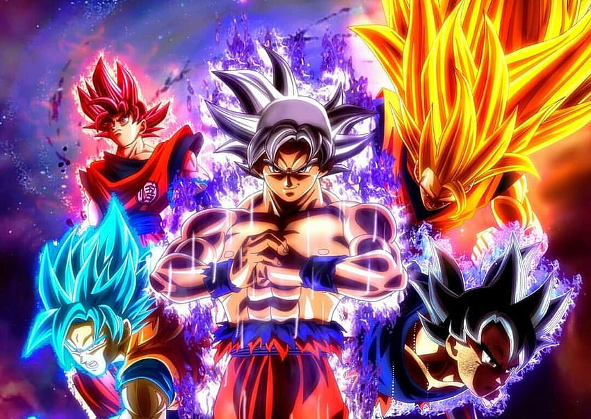 Gokus Formen, Ultra-Instinkt-Goku ssj3 HD-Hintergrundbild