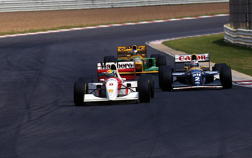 Ayrton Senna Senna, Prost & Schumacher e Alain Prost Sfondo HD