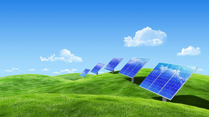 Os 3 melhores fundos de computador de energia solar no quadril, painéis solares papel de parede HD