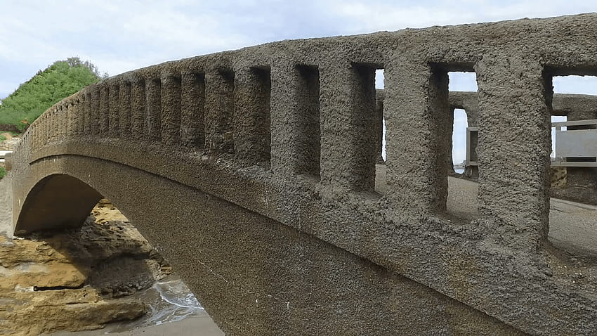 Ponte de pedra para a ilhota Rocher Du Basta 09 Caminhão Dolly Lado esquerdo, o rocher du basta papel de parede HD