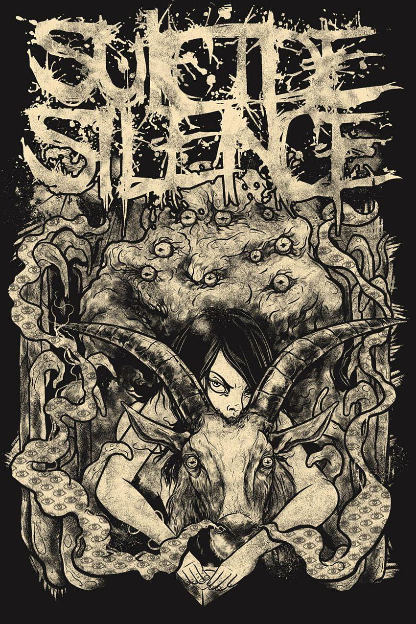 Suicide Silence <3 świetny zespół, samobójcza cisza iphone Tapeta na telefon HD