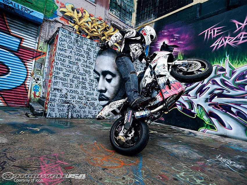 street bike stunt wallpaper