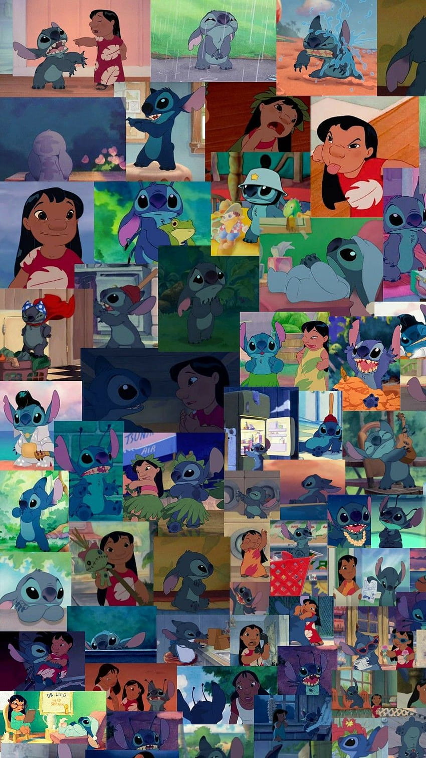 Oriana La false em Stitch, lilo e colagem de pontos Papel de parede de celular HD