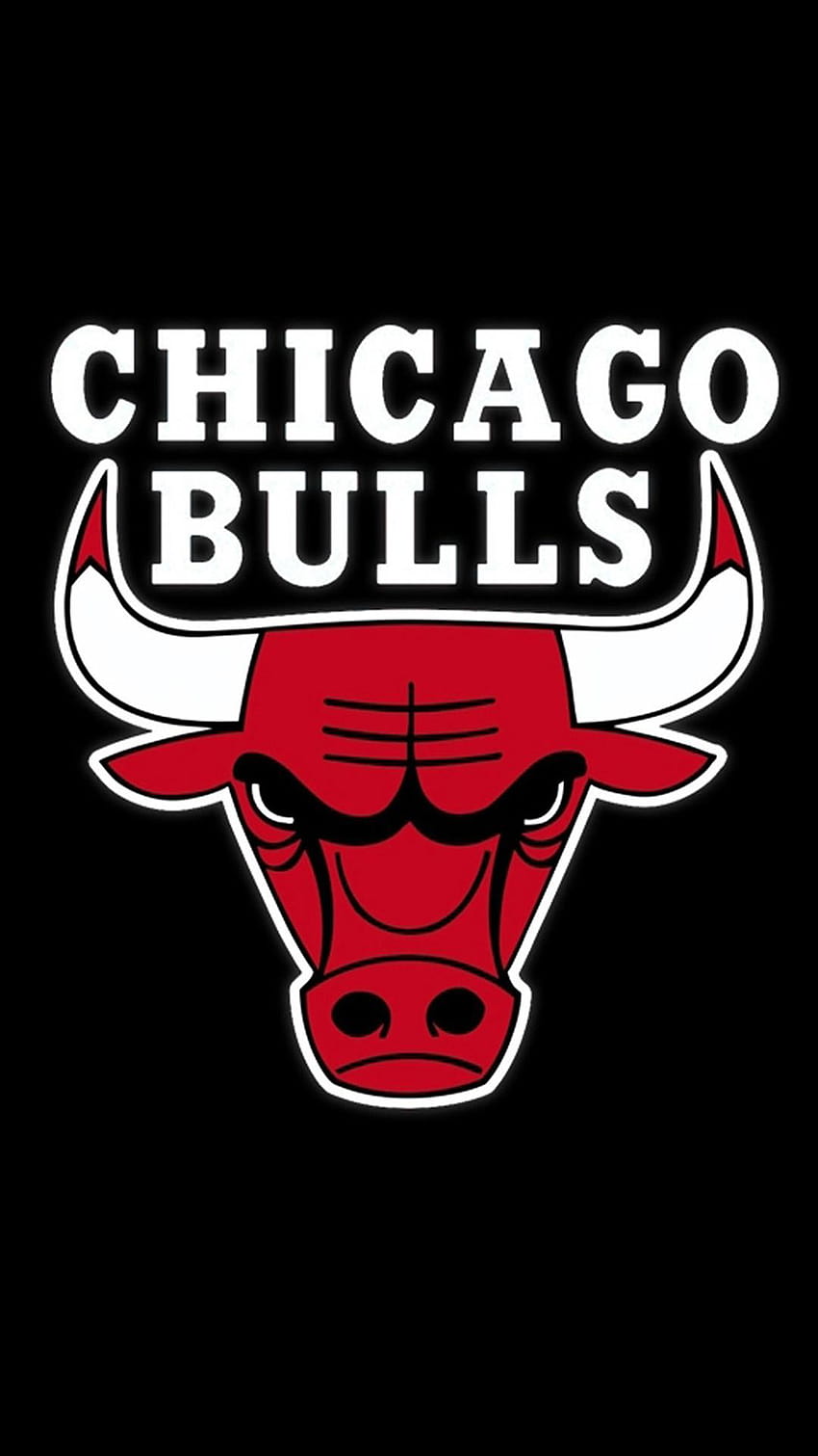 7 logotipo do Chicago Bulls, iphone vermelho do chicago bulls Papel de parede de celular HD