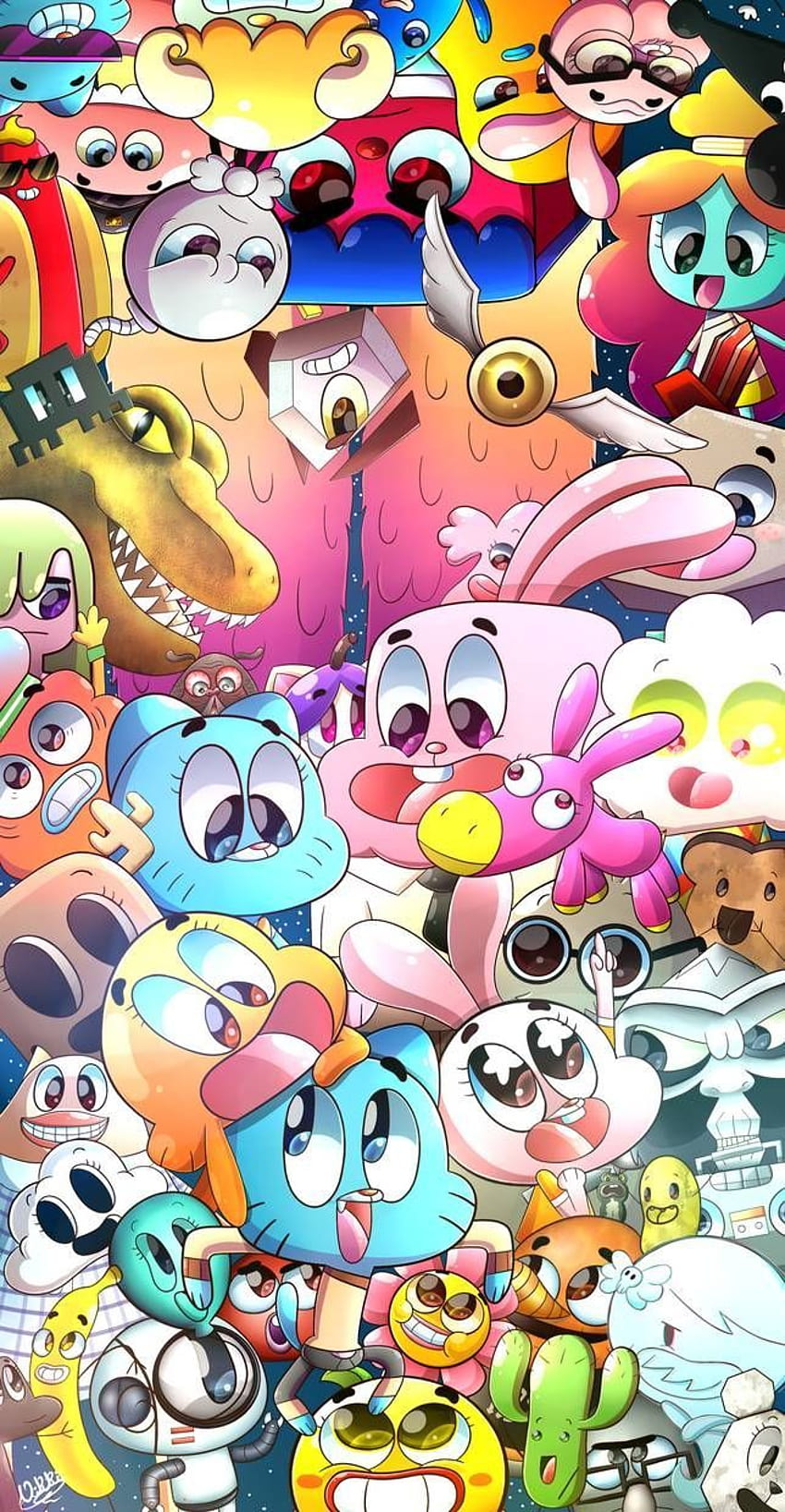 160 pomysłów na Niesamowity świat Gumballa, niesamowity świat anime Gumball Tapeta na telefon HD