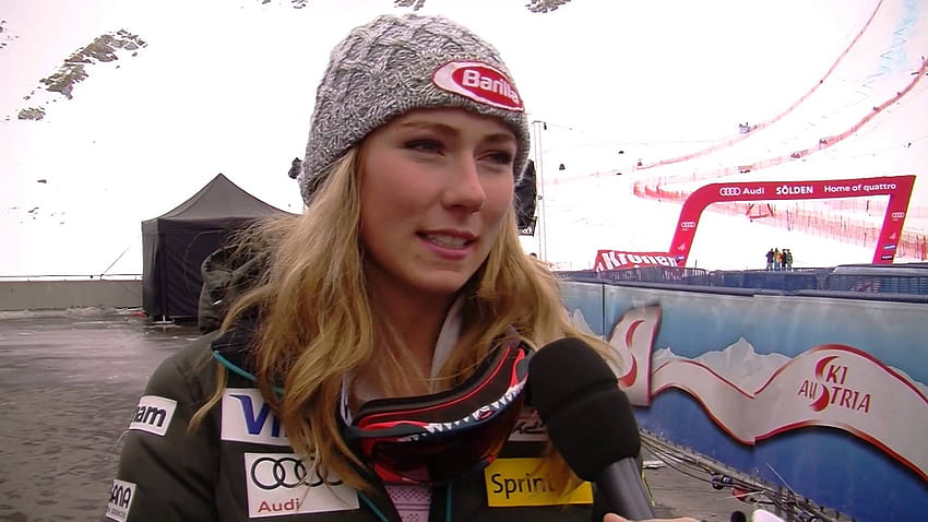 Mikaela Shiffrin Giant Slalom Interview HD wallpaper