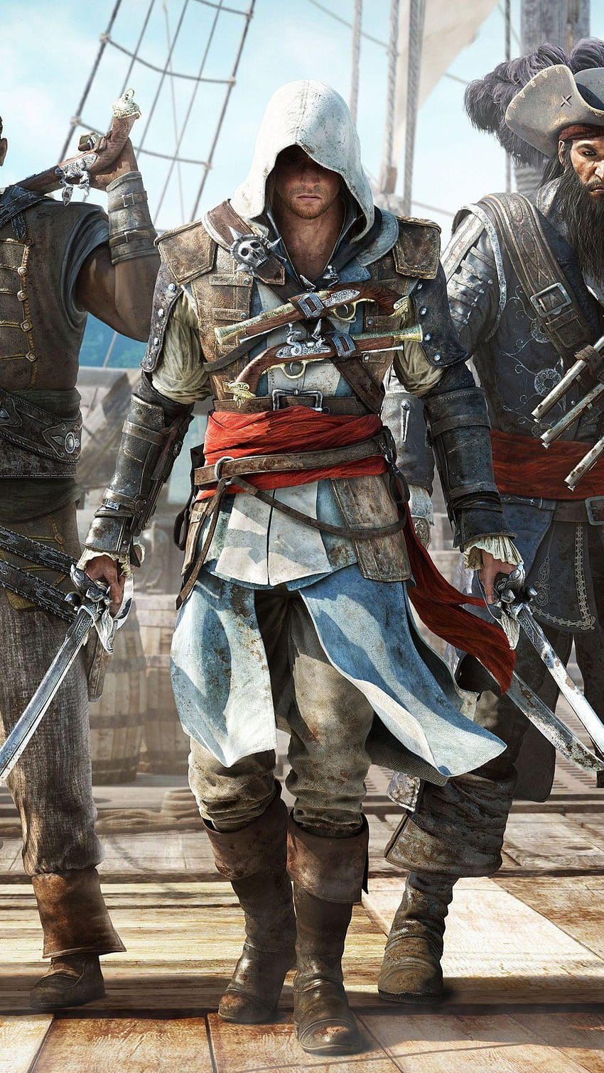 Assassins Creed 4 Black Flag HTC One, Assassin Creed para móviles fondo de pantalla del teléfono