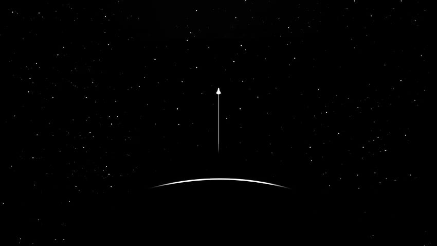 Spaceship Ultra, pesawat ruang angkasa minimalis Wallpaper HD