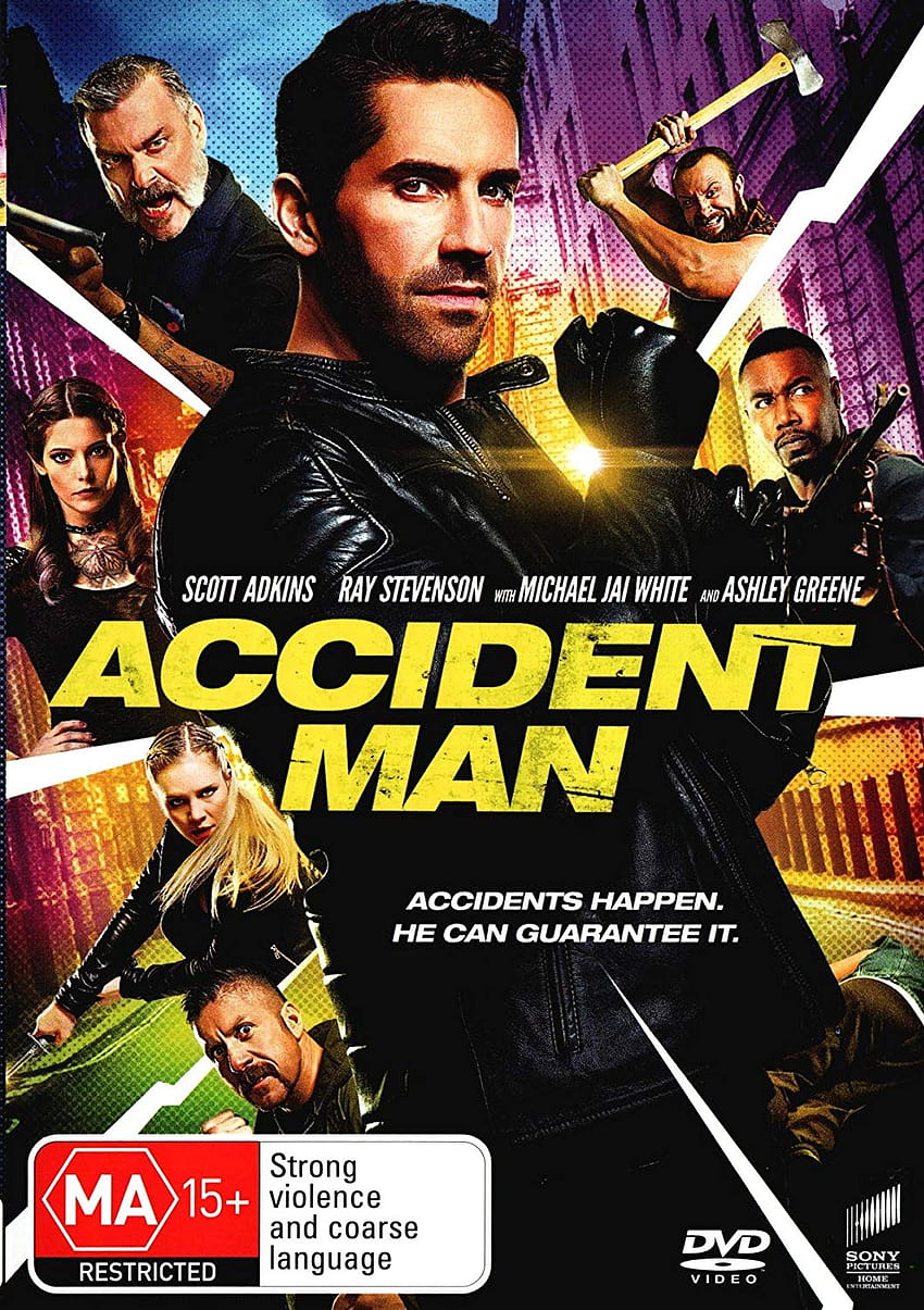 Accident Man [DVD]: Рей Стивънсън, Скот Адкинс, Майкъл Джей Уайт Андроид HD тапет за телефон