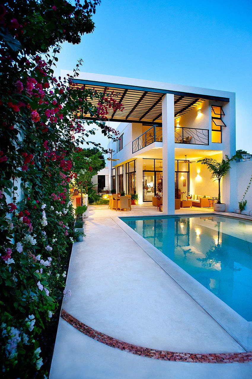 Maldives Tropical Modern Luxury Villas With Pools 4k Ultra Hd Desktop  Wallpaper 3840x2400 : Wallpapers13.com
