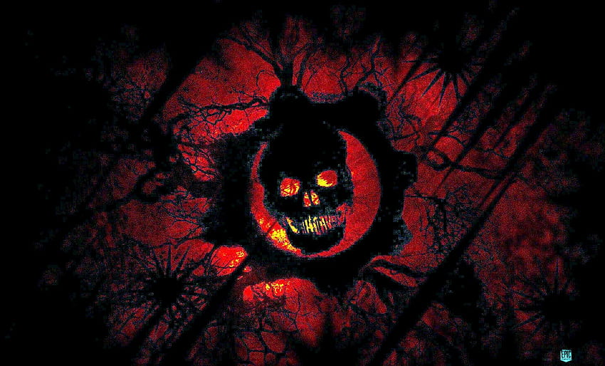 Gears of War, череп от Синко де Майо HD тапет