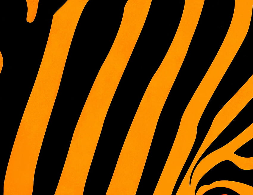 タイガー、プリント、ファブリック、動物、オレンジ色のトラ 高画質の壁紙